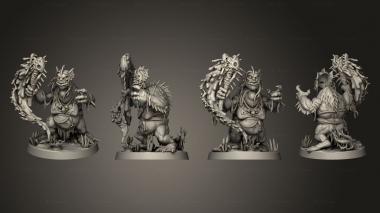 Military figurines Swamp Troll A 3d model