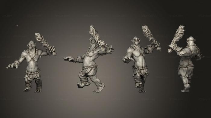 Military figurines (Swamp Troll Smash, STKW_13350) 3D models for cnc