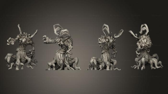 Military figurines (Swamp Verdant Sentinel A, STKW_13351) 3D models for cnc