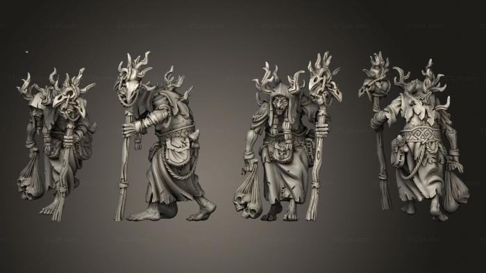 Military figurines (Swamp Witch Body 002, STKW_13356) 3D models for cnc
