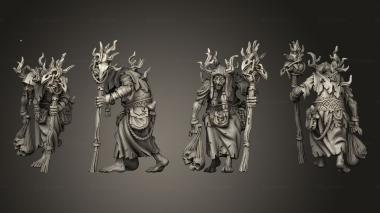 Military figurines Swamp Witch Body 002 3d model