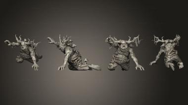 Military figurines Swamp Zombie A 3d model