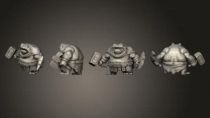 Military figurines (Swamps Croak the Ambusher 001, STKW_13359) 3D models for cnc