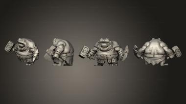 Military figurines Swamps Croak the Ambusher 001 3d model