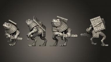 Military figurines Swamps Croak the Ambusher 003 3d model