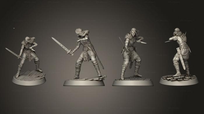 Military figurines (Swash buckler 2, STKW_13365) 3D models for cnc