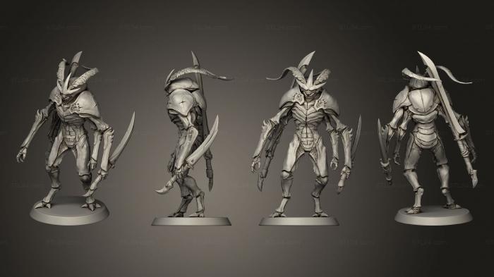 Military figurines (Sword Idle Wingless, STKW_13376) 3D models for cnc
