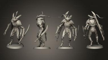 Military figurines Sword Idle Wingless 3d model