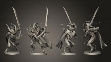 Military figurines Sword Swing 2 3d model