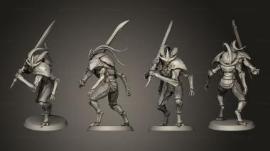 Military figurines Sword Wingless 3d model