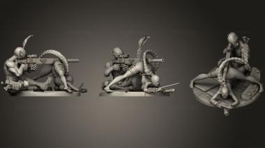 Military figurines Krack Shot 3d model