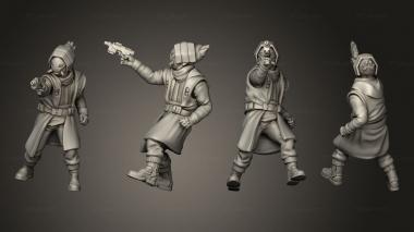 Military figurines syndicate commander 004 3d model