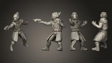 Military figurines syndicate commander 005 3d model
