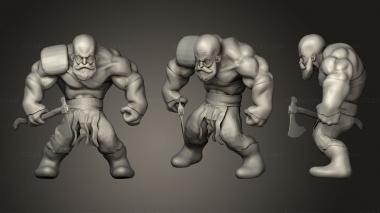 Military figurines Kratos from God of War 3d model