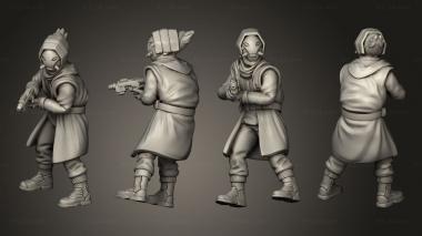 Military figurines syndicate commander 007 3d model