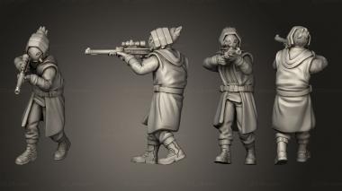 Military figurines syndicate commander 008 3d model