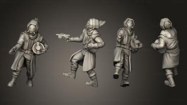 Military figurines syndicate commander 011 3d model