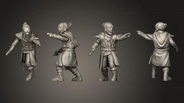 Military figurines syndicate commander v 2 3d model
