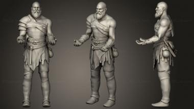 Military figurines kratos sub2 3d model