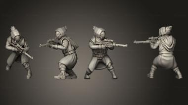 Military figurines syndicate heavy blaster 02 3d model