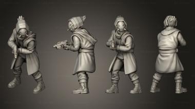 Military figurines syndicate pistol 01 3d model