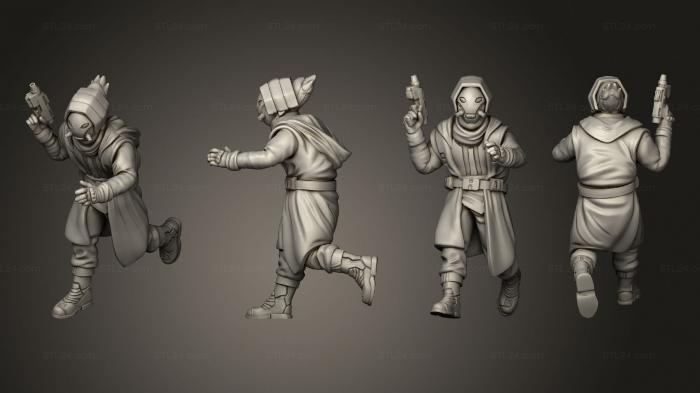 Military figurines (syndicate pistol 03, STKW_13428) 3D models for cnc