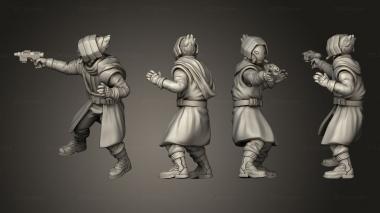 Military figurines syndicate pistol 05 3d model