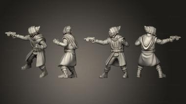 Military figurines syndicate pistol 06 3d model