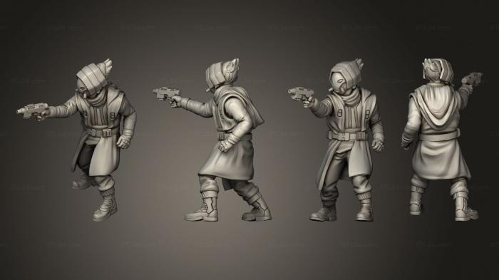 Military figurines (syndicate pistol 08, STKW_13433) 3D models for cnc