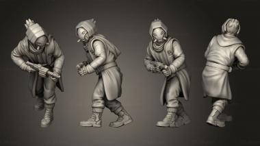 Military figurines syndicate rotary 03 3d model