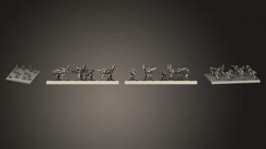 Military figurines Syntha Point Node 3d model
