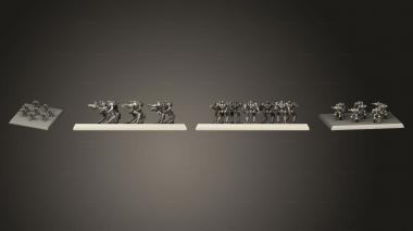 Military figurines Syntha T Synth Node 3d model