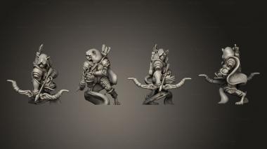 Military figurines Tabaxi 08 Ranger Female 3d model