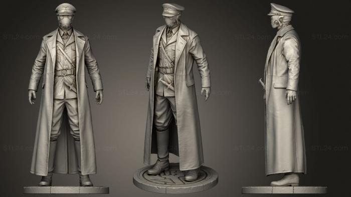 Military figurines (Kroenen Hellboy, STKW_1347) 3D models for cnc