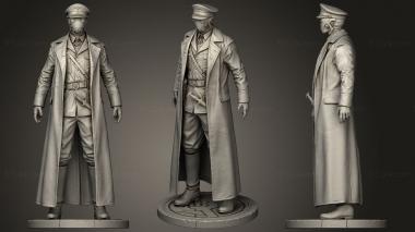 Military figurines Kroenen Hellboy 3d model
