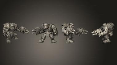 Military figurines Tank Huntas D 01 3d model
