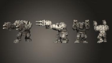 Military figurines Tank Huntas D v 3 3d model