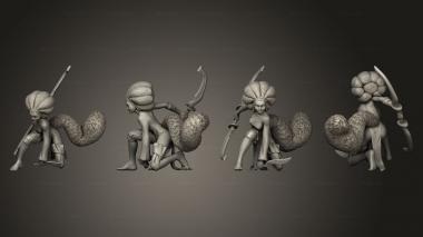 Military figurines Tanuki Lady Dagger 3d model