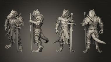 Military figurines Tavern Heroes Sunathaer Caex 3d model