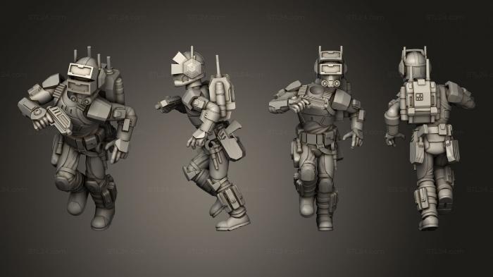 Military figurines (Tech 1, STKW_13504) 3D models for cnc