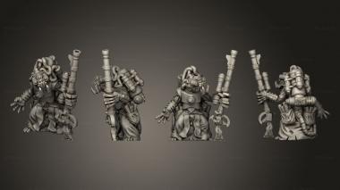Military figurines TECNOMANCER 3d model