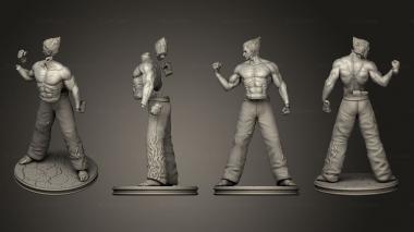 Military figurines Tekken Kazuya 3d model