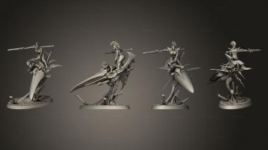 Military figurines Tempest Jestbike 2 3d model