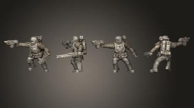 Military figurines Tempestor 3d model