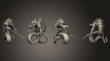Military figurines Temple Guard 02 3d model