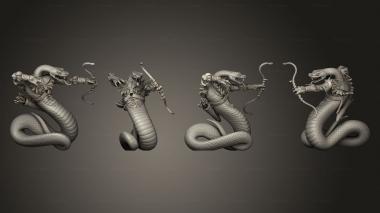 Military figurines Temple Guard2 3d model