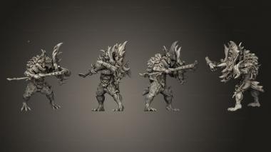 Military figurines Temple Guard 04 3d model
