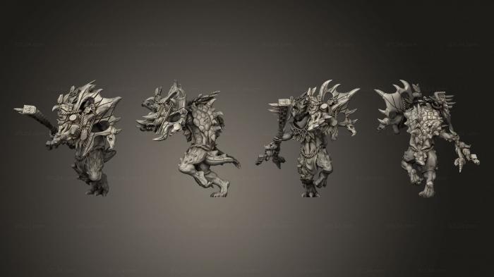 Military figurines (Temple Guard 05, STKW_13531) 3D models for cnc