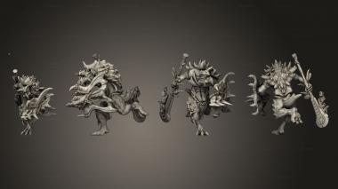 Military figurines Temple Guard 06 3d model
