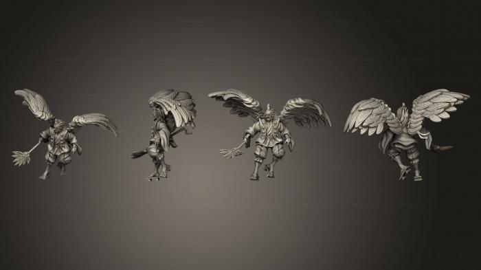 Military figurines (tengu 03, STKW_13537) 3D models for cnc